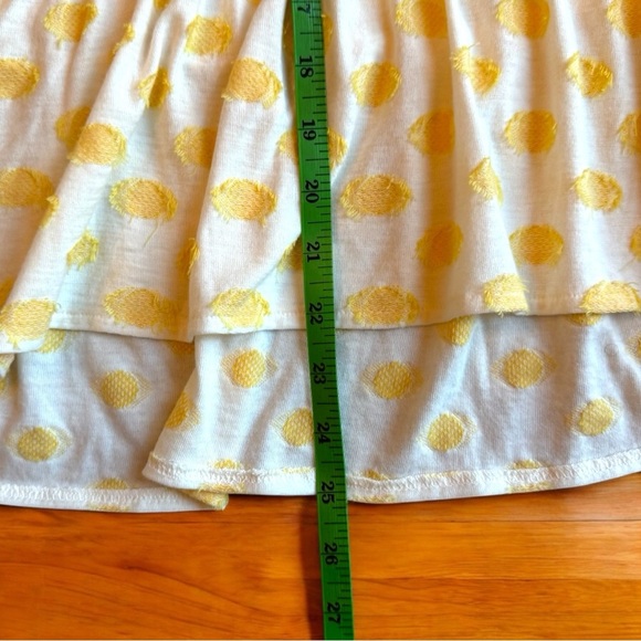 LOFT Yellow Dot Peplum Top - Size Small - NWT - Polka Dot / Spring - Picture 11 of 14